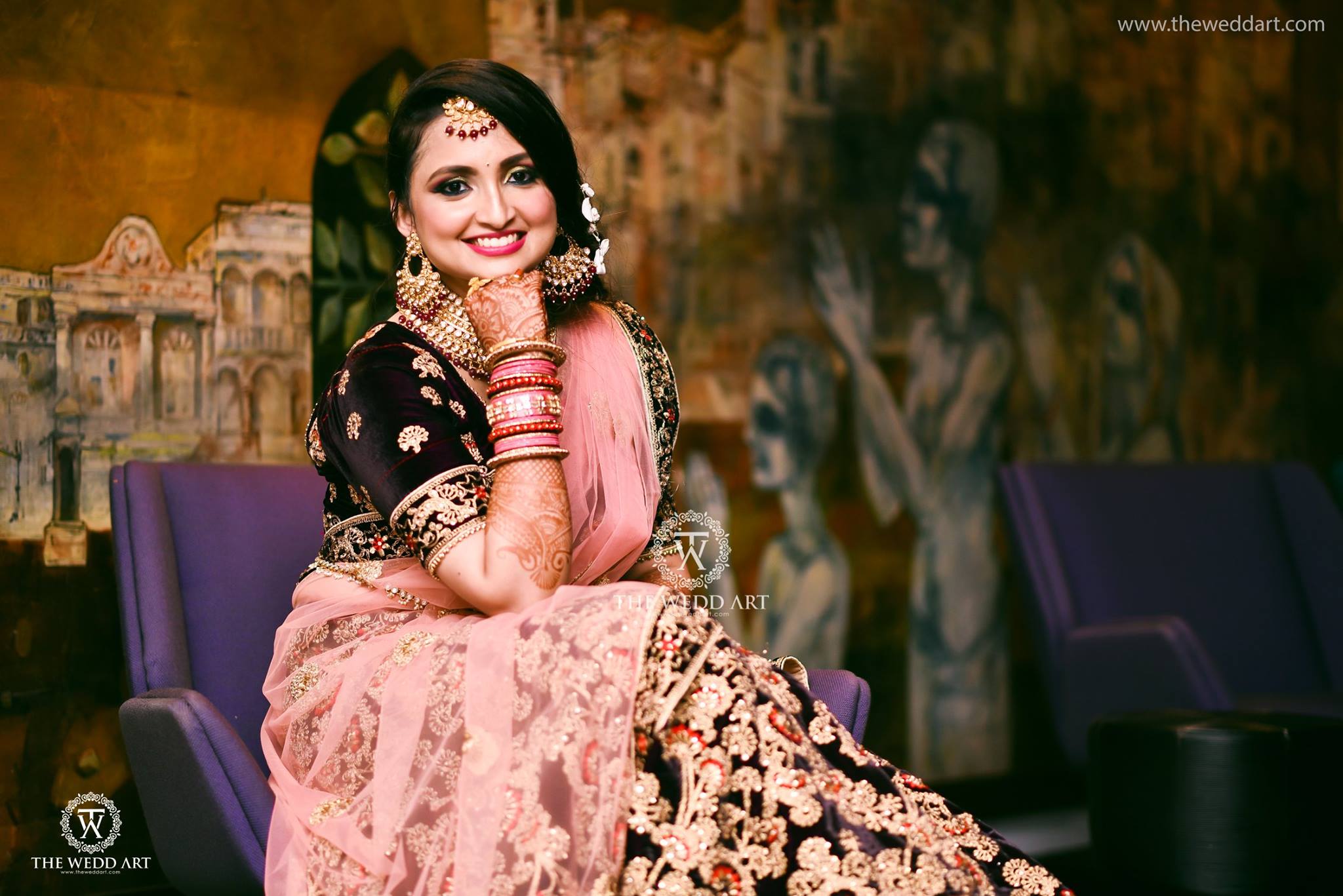 Bengali on sale bridal lehenga